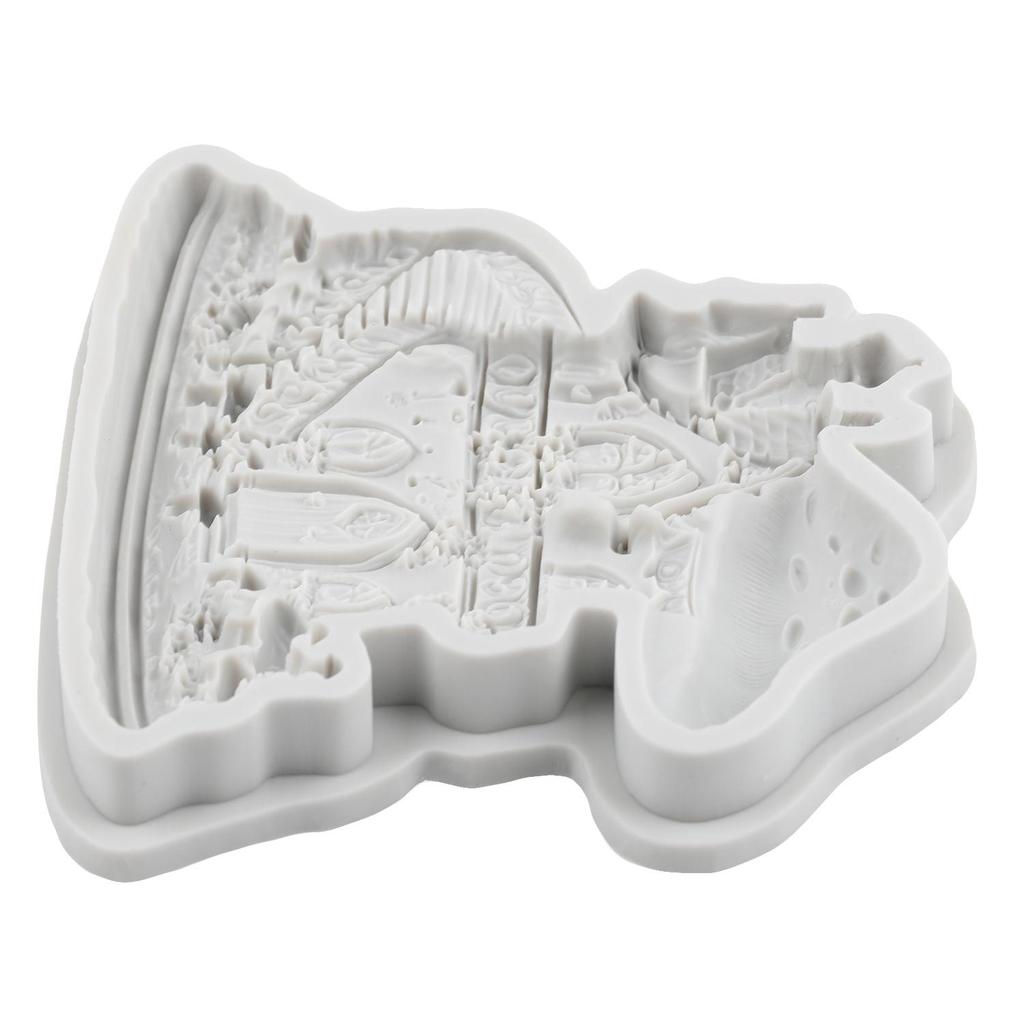 Mushroom House Silicone Molds Mushroom Fondant Mold Cake Decorating Tools Cupcake Topper Candy Chocolate Gumpaste Mold