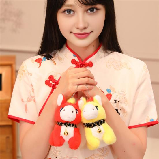 Horse Plush Doll 2026 Year of The Horse Mascot Lucky Chinese Zodiac Pony Stuffed Toy Spring Festival Gift