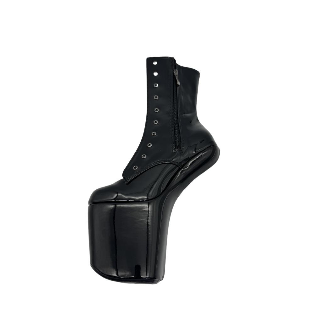 20Cm Short Boots with Thin Heels