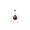 Natural Black Rhodonite Gemstone 925 Sterling Silver Jewelry Handcrafted Pendant PP-49-21