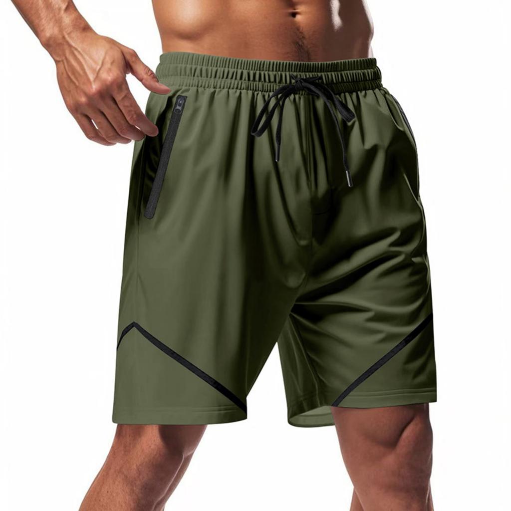 Men's Light Luxury Leisure Beach Basketball Five Point Sports Shorts