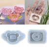 Shiny Silicone Decoration Molds Angel Bear Bowknot Ornament Keychain Mold DIY Pendant Jewelry Epoxy Resin Crafting Mold