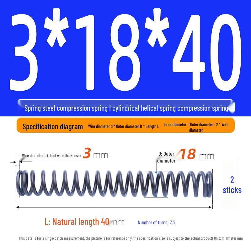 Compression Spring Y-Type Shock Absorbing Coil 3*16/17/18/19/20