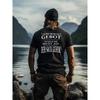 Funny Viking Backprint Premiumshirt Odin'S Command You Shall Not Get On My Nerves Nordic Viking Wear