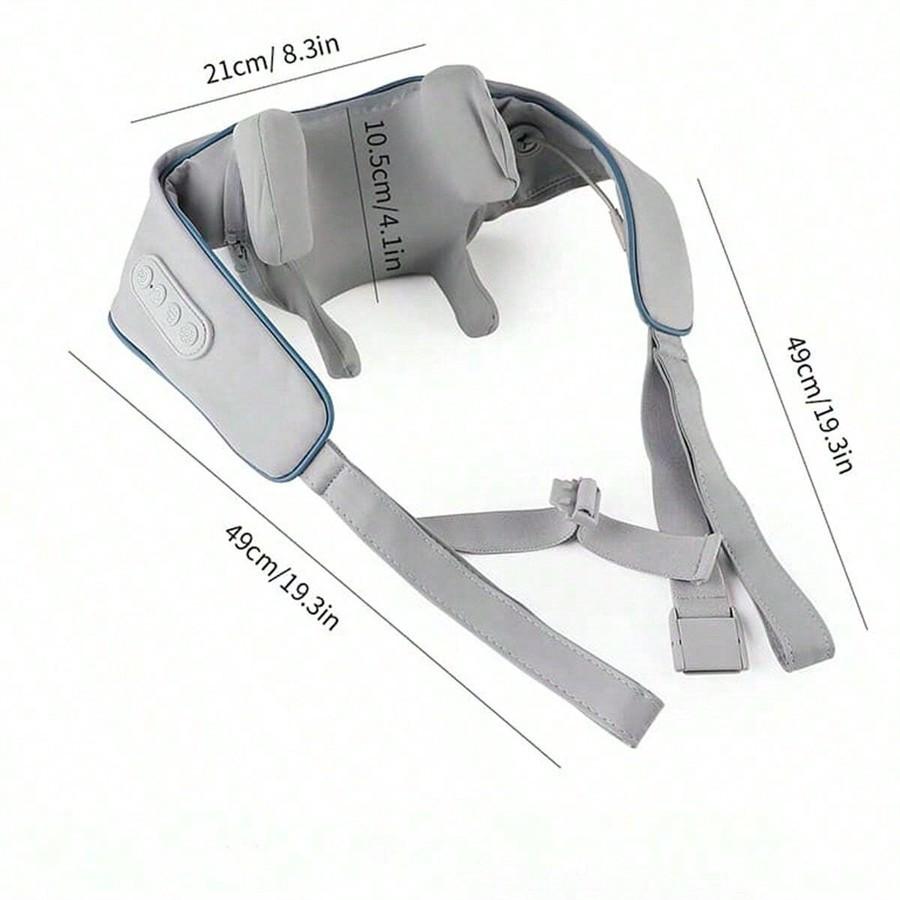 Portable Hot Compress Massager Shoulder And Neck Kneading Massage Electric Shawl Multifunctional Back Massage Instrument