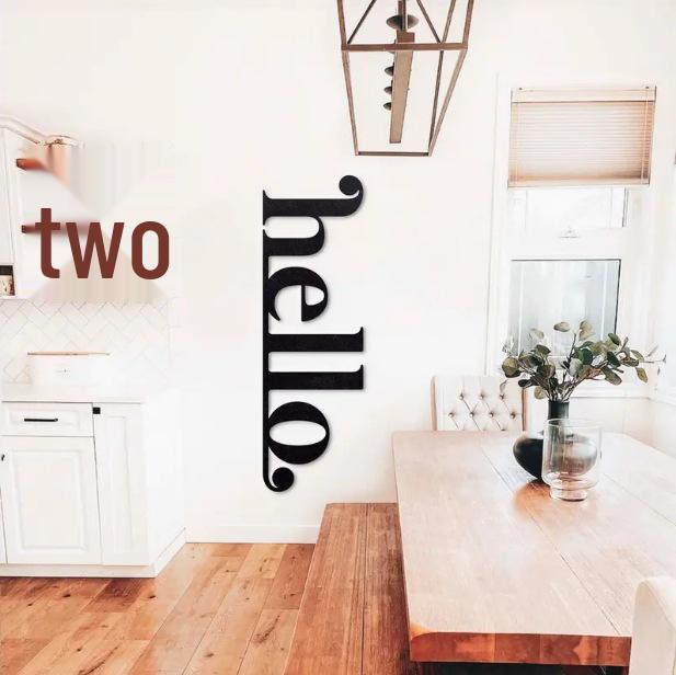 Wrought Iron Silhouette Wall Sticker - Creative Decorative Hanging for Living Room, Entrance, Bedroom, and Dorm