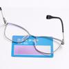 6205 New Trendy Metal Cat Eye Fashion Anti-Blue Flat Mirror, European And American Fashion Spring Foot Glasses