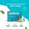 Medimix Ayurvedic Cool Bathing Soap 125Gx 5 Soap With Menthol Vetiver Grape Seed Natural Vegan Combo Pack