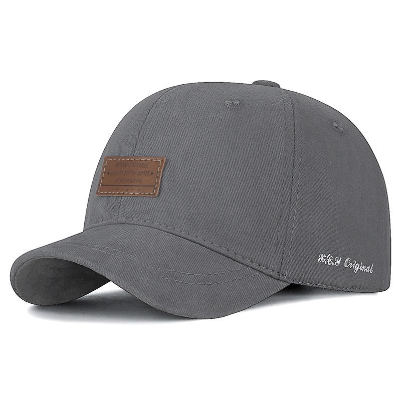 Spring Autumn Embroidered Short Brim Baseball Cap for Men Letter Cap