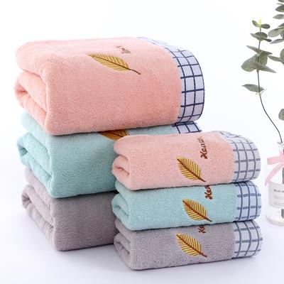 Toalha de algodão puro Toalha de rosto de algodão para uso doméstico Macia Absorção de água