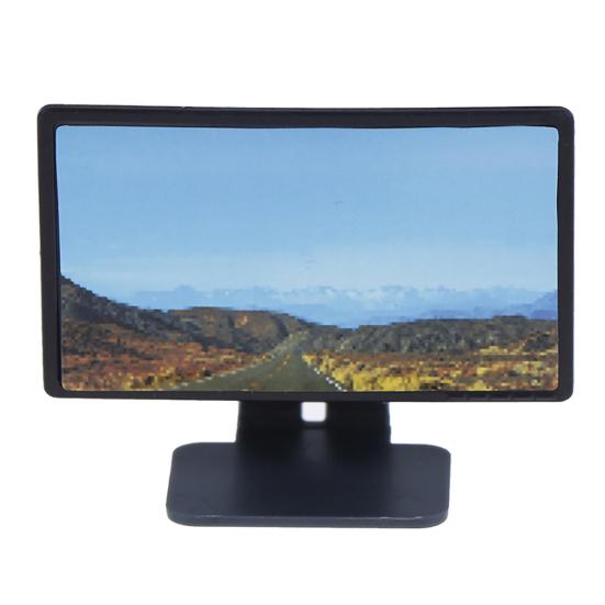 Kids Realistic Miniature TV Television Model 1/12 Dollhouse Furniture Accessory чёрный