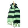 Striped Winter New Thickened Warm Scarf Women's Simple High Sense Versatile Fashion Fringed Scarf Shawl