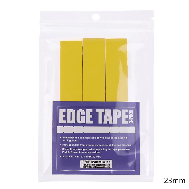 3Pcs Pickleball Racket Edge Sticker Paddle Head Edge Tape Sticker Reduce Impact And Friction Prevention Frame Protective Tape