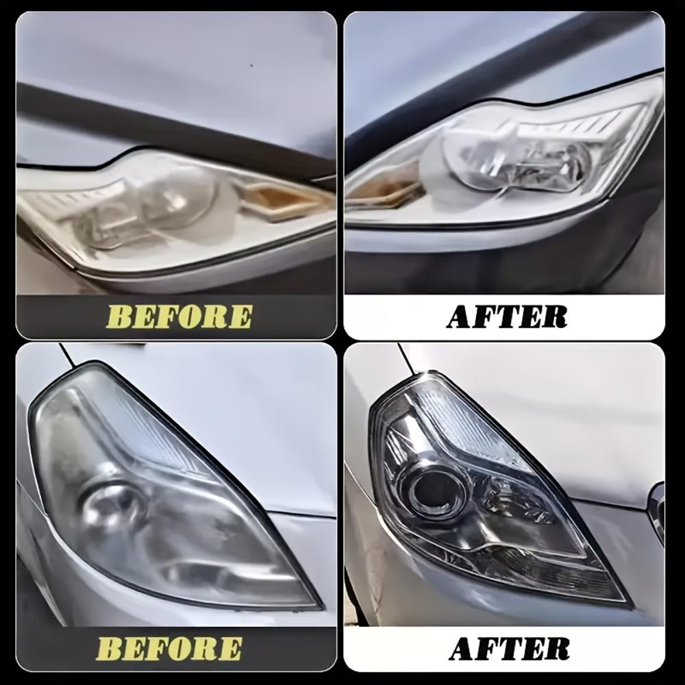 JOKJOK Headlight Restoration Spray - Quick Fix Headlight Restoration Spray with Easy Spray Nozzle, Restores Clarity & Brightness