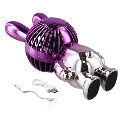 Compact Electroplating Handheld Fan Lightweight Design with 2 Speed Options Perfect for Travel and Outdoor Activities