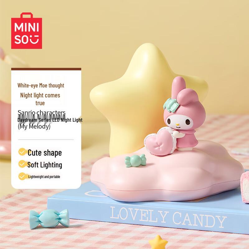 MINISO Kolekcja LEDowych lampek nocnych Sanrio