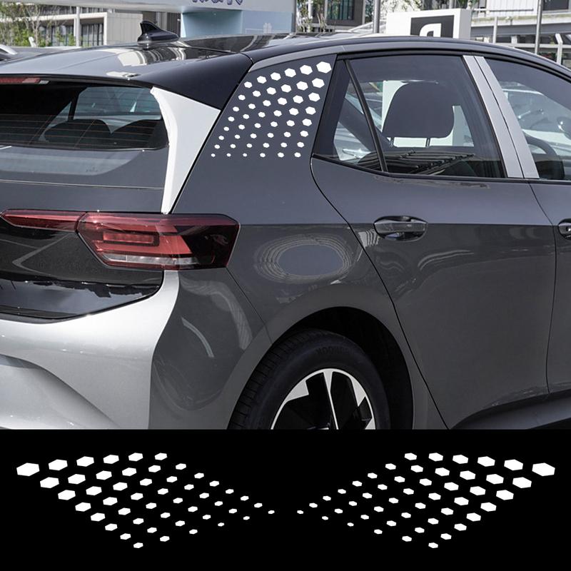 2 Pezzi Adesivi Montante C Carrozzeria Auto Per Volkswagen VW ID.3 ID3 GTX Stile Punti Pellicola Vinilica Fai-da-te Decalcomanie Accessori Tuning Auto