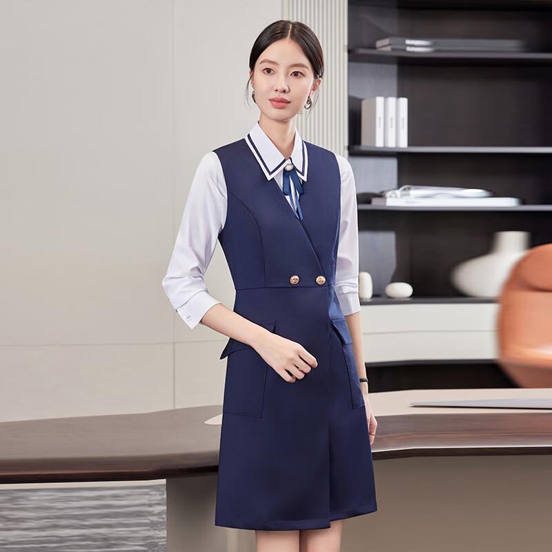 Women's Professional Dress & Long-Sleeve Shirt Set