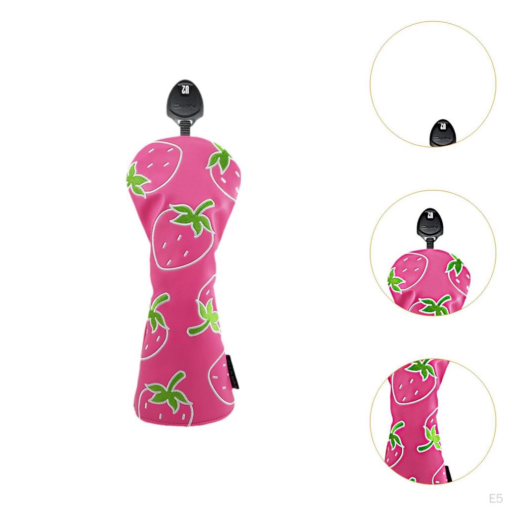 Erdbeerbedrucktes Golf-Holz-Schlägerhaube Kopfschutz für Wasserabweisenden Stilvollen Transport