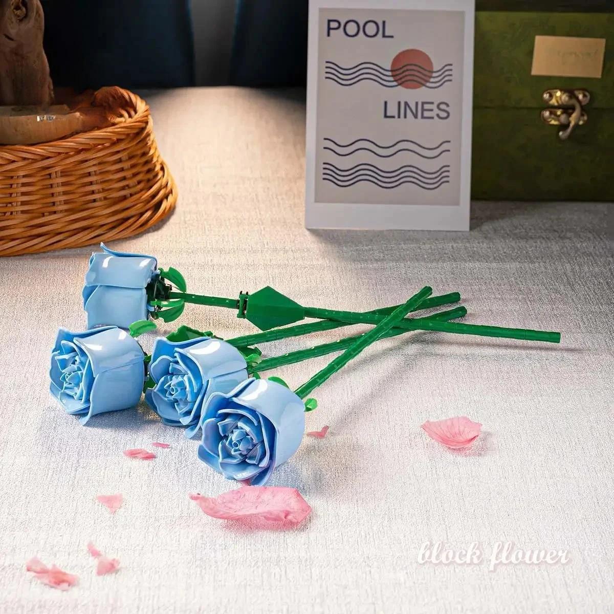 

Вечный цветок Роза строительный блок игрушка совместима с LEGO сборка украшения для девочек День святого Валентина День учителя подарок 1Pcs