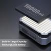 Portable LED Video Light RGB Photography Fill Light 3000K 9500K IP65 Waterproof Built in 10000mAh Battery Dual USB A