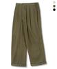 TRILLION [2Pack] Double-Pleat Tapered Linen Wide Elastic Waist Pants_3Color