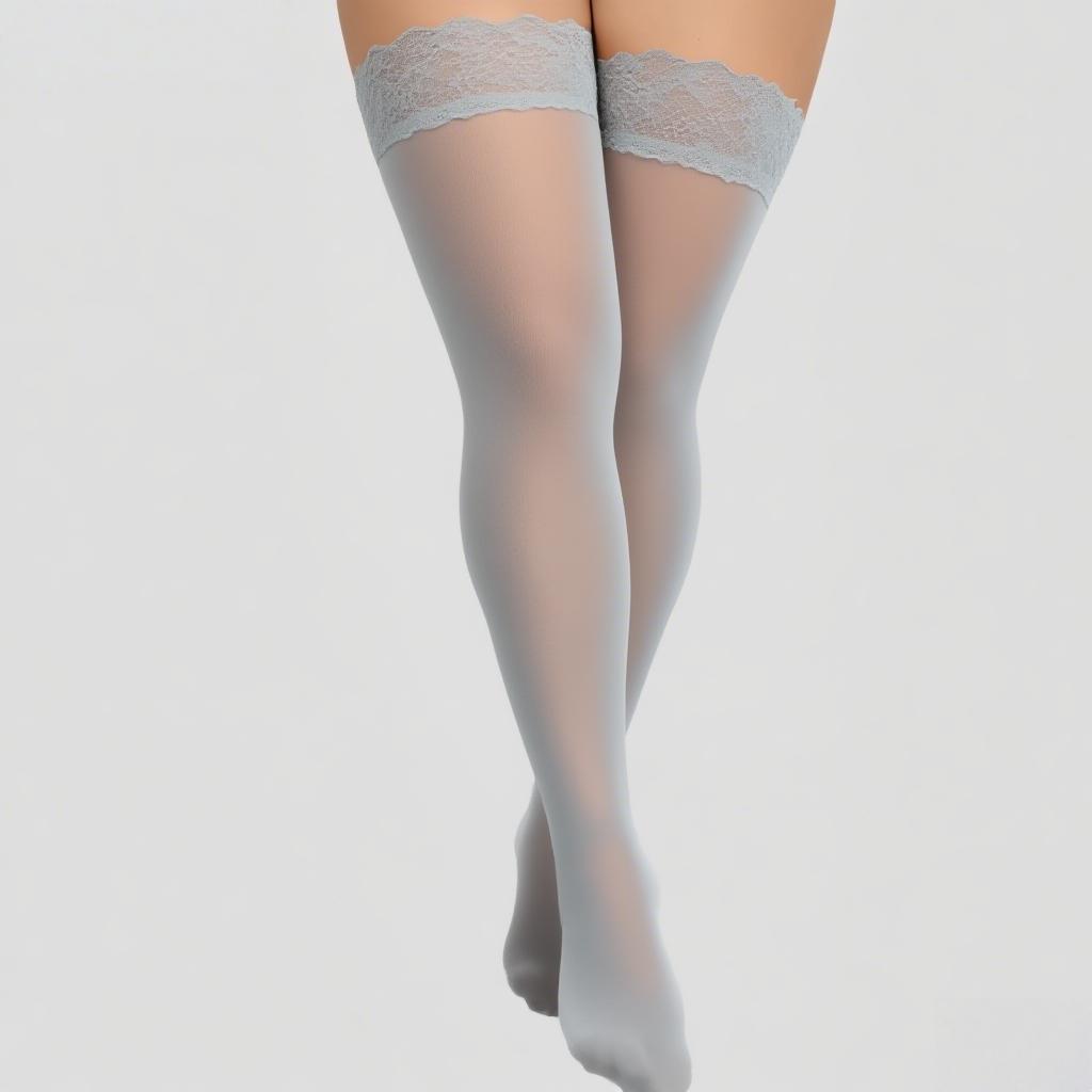 Women Thigh High Lace Floral Sheer Ultra Thin Stockings Cosplay Lolita Large Plus Size Gothic Girls JK Lace Over Knee High Socks for Curvy Woman 3XXXL