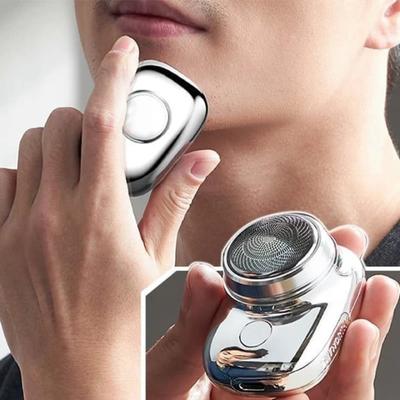 Electric Razor for Men Mini Shavers Portable Electric Shaver USB Rechargeable Beard Trimmer For Home, Outdoor, Car, Travel ToolBJ