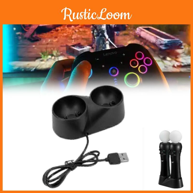 Move Vr Ps4 Motion Controllers Handle Seat Charger With Vibration Tool Feedback