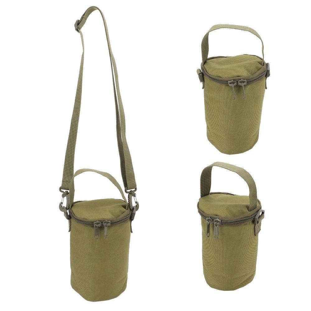 

Large Capacity Camping Gas Lamp Handle Bag Portable Propane Tank Carrying Bag Camping зелений