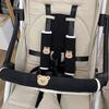 3pcs Baby Stroller Front Armrest Protective Cover Cotton Trolley Towel Children's Drool Towel Kids Seat Bib Stroller Accessories