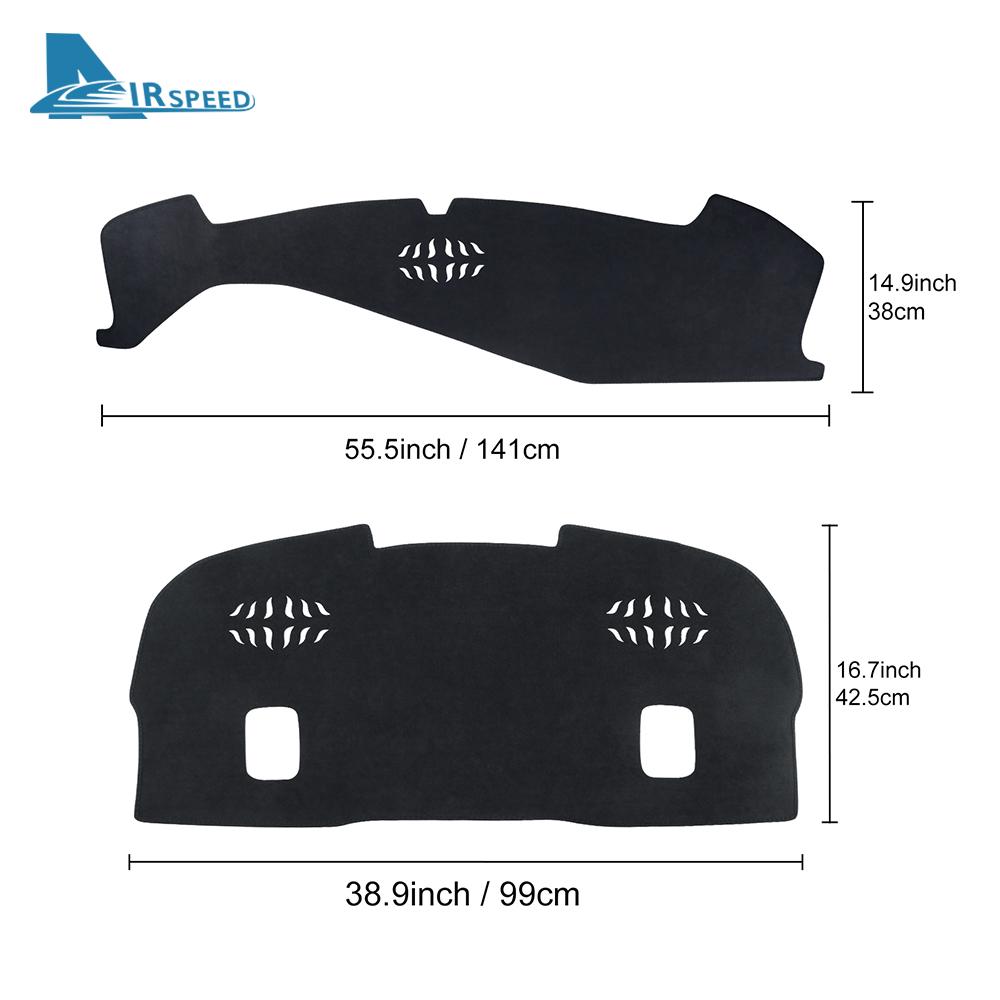 Flanelowa mata na deskę rozdzielczą do Ford Mustang Dark Horse EcoBoost GT S650 2025 2025 2026 Osłona przeciwsłoneczna na deskę rozdzielczą Samochodowa mata anty-UV Antypoślizgowa