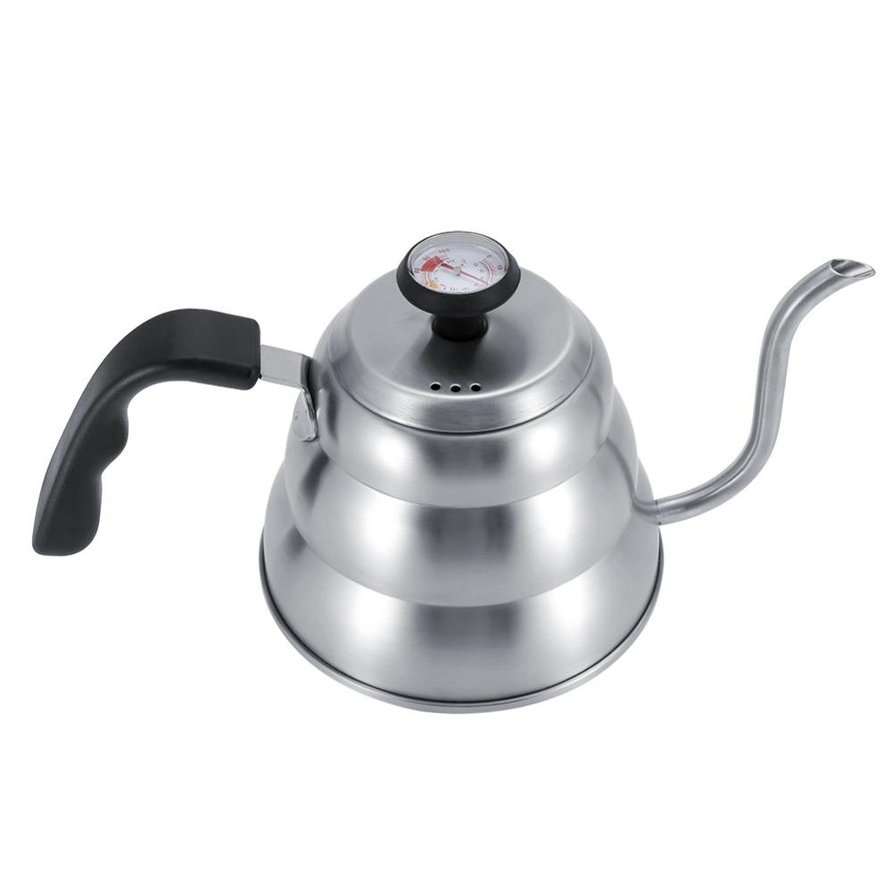 Gooseneck Spout Tea Pot Stainless Steel Coffee Kettle Gooseneck Coffee Kettle  Coffee Brewing
