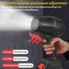Handheld Turbo Blower Cordless Rechargeable Lithium Battery High-Power Violent Turbo Fan Air Duster For Car Drying Cleaning