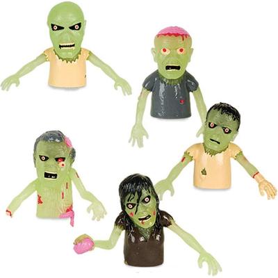 Accoutrements Toy Zany Glowing Zombie Finger Puppets (1 Random Zombie)