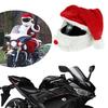 Christmas Motorcycle Helmet Cover Plush Full Face Helmet Cover Funny Santa Claus Xmas Hat for Men Women Riding Skiing