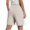 Casual en comfortabele Boho Kleur Trekkoord Shorts met Zakken voor de Zomer voor Dames