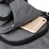 Versatile Crossbody Shoulder Bag For Men With External Usb Port And Front Pocket