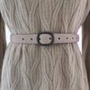 Color Genuine Solid Leather Belt Women Alloy Closure Fashion Summer Wardrobe