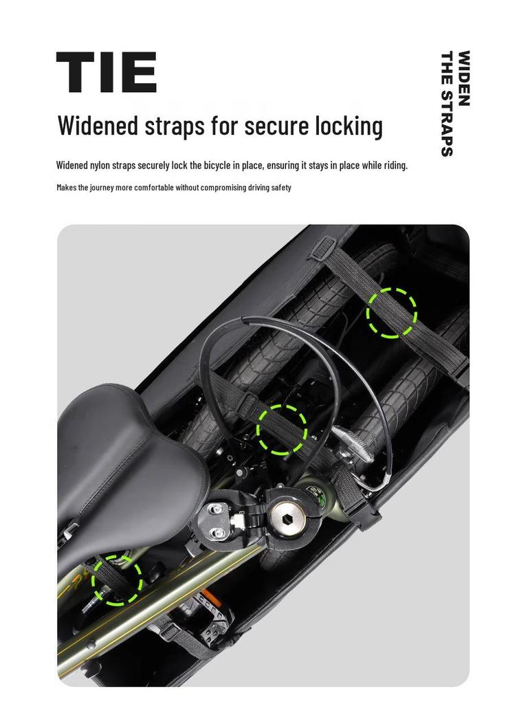Boîte de rangement pour vélo pliant Dahon: Convient aux coffres de voiture, aux places de parking et aux zones de stockage.