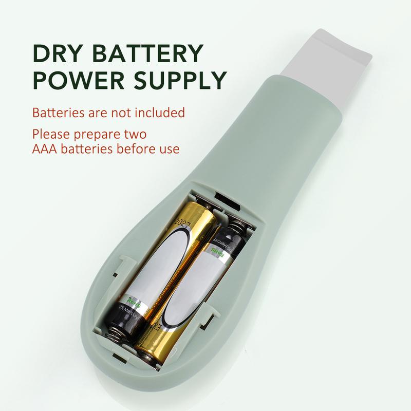 Face Skin Scrubber Peeling Blackhead Remover Deep Face Cleaning Ultrasonic Ion Acne Pore Cleaner Facial Shovel Scrubber