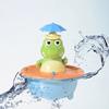 Automatic Spraying Crocodile Bath Toy LED Light & Rotating Shower Head Fun Bathtub Fountain Toy for Boys Girls