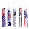 Japanese Style Outdoor Yard Decor Wind  Streamer Carp Flag Windsock Hanging Decorations Wind Chimes