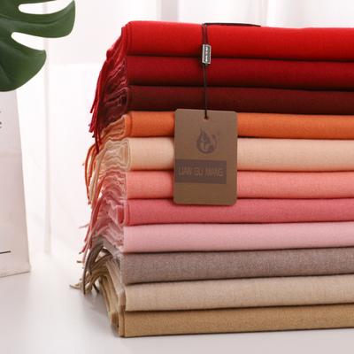 Winter Scarf For Women Long Warm Cashmere Scarves Hijab Solid Lady Shawl Wrap Female Pashmina Bandana Head Scarfs Echarpe