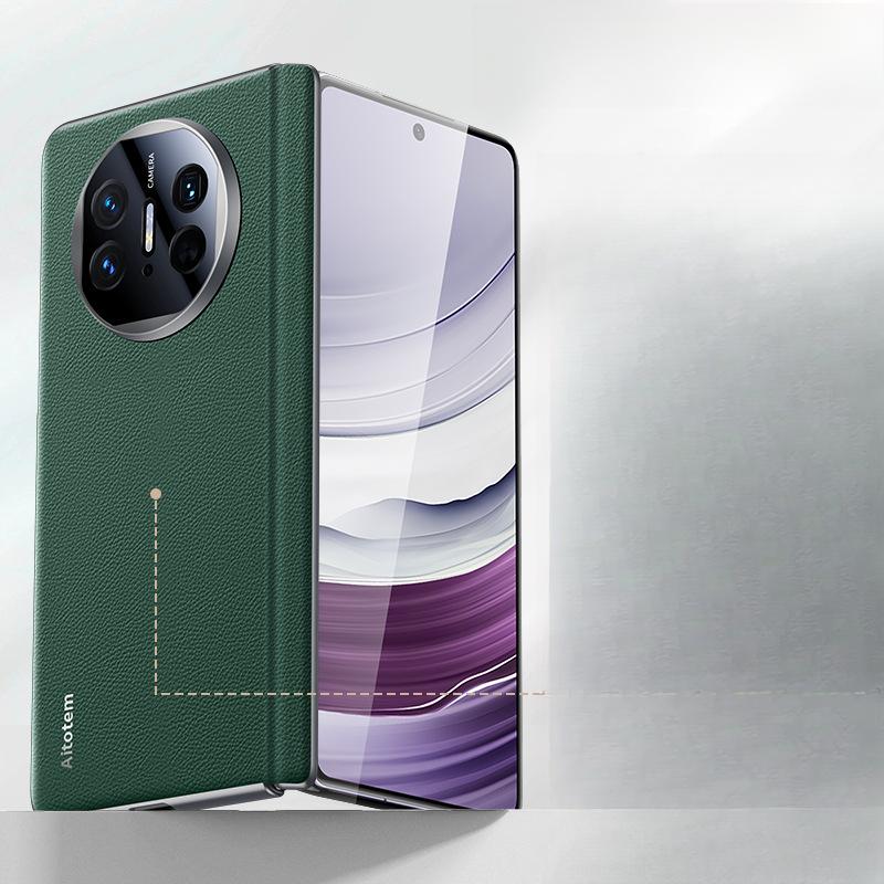 Huawei MateX5 Phone Case Anti-drop Magnetic Suction Business Matex3 Folding Center Axis Protective Leather Case