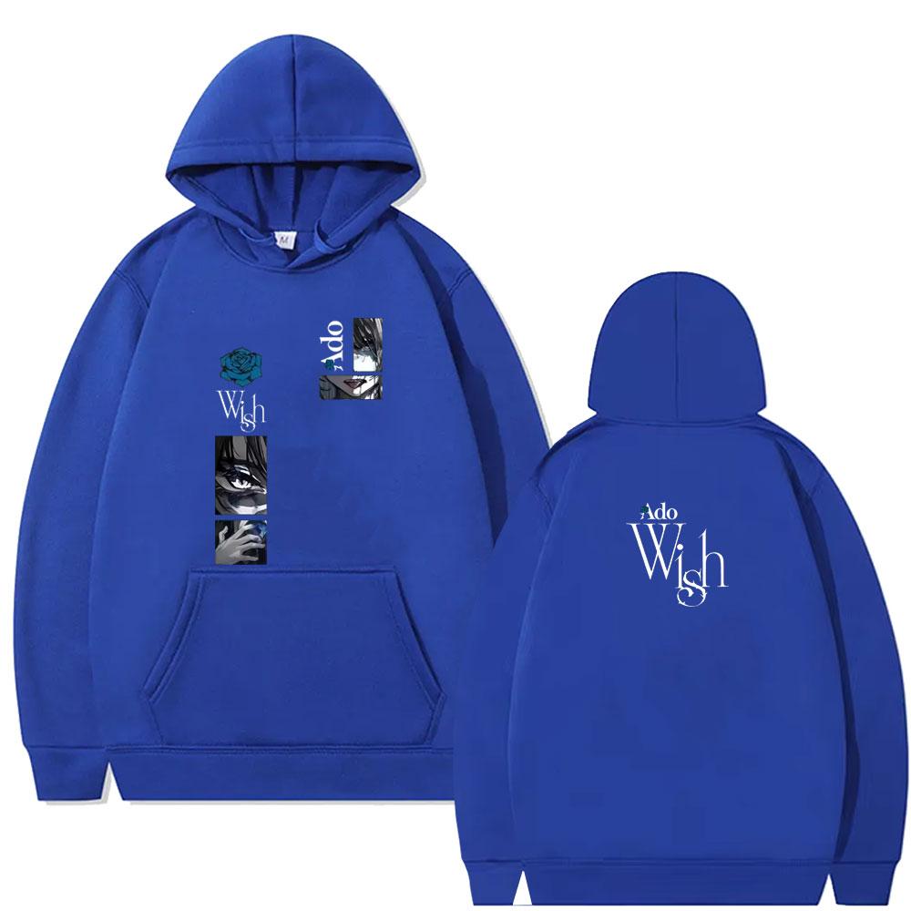 Singer Ado Kyougen Graphic Hoodie World Tour Hibana Merch Hooded Sweatshirt Men's Women's Fashion Japanese Style