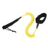 Surfing Foot Rope 7mm 10ft Coiled Spring High Elastic Adjustable Lightweight for Paddle Board Surfboard