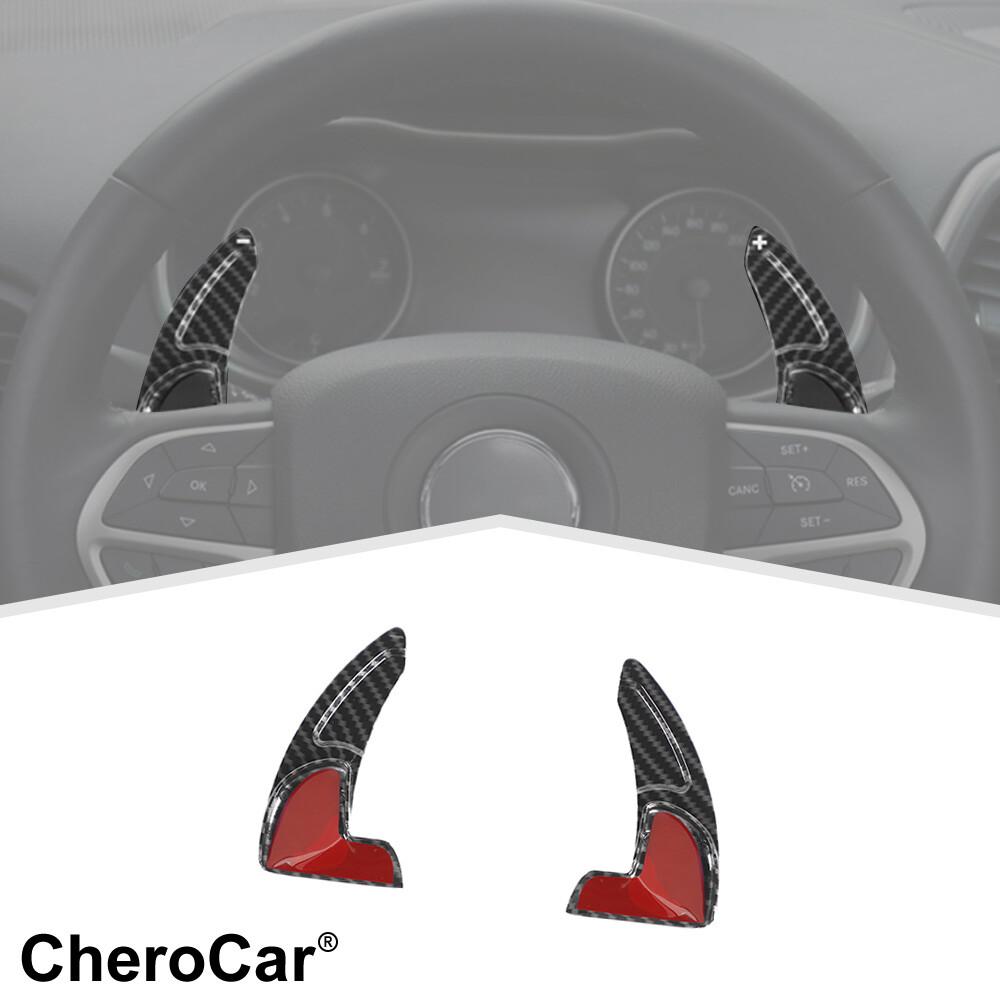 Steering Wheel Shift Paddle Lever Shifter Trim For Jeep Grand Cherokee 2014-20