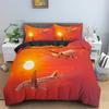 3D Airplane Printed Bedding Set Kids Adults 2/3pcs Duvet Cover With Pillowcase Comforter Bedding Quilt Cover Luxury Bedding Set