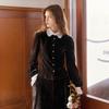 Simpeulleteulo Sr_Chenille Velvet Blouse